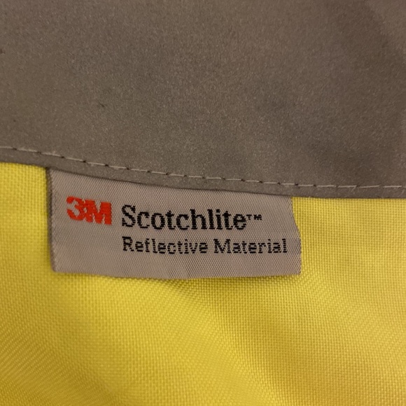 Rain Jacket Hi Viz Safety Men’s Large High Visibility Garment Class 3 - Picture 5 of 10